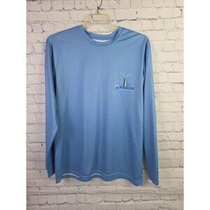 Magellan Men's Large Blue Outdoors Soft Wick Long Sleeve Graphic T-Shirt